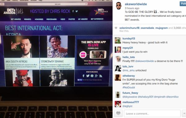 What’s Hot: The Soil and AKA up for BET awards